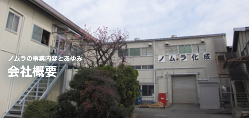 ノムラの事業内容とあゆみ 会社概要